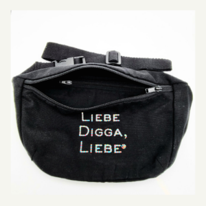 „Liebe Digga, Liebe“ Bauchtasche – Bild 4