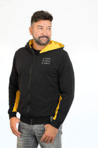Herren KapuzenHUDDY Jacke "Liebe Digga, Liebe" – Bild 2