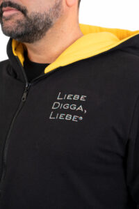 Herren KapuzenHUDDY Jacke "Liebe Digga, Liebe" – Bild 3