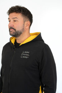 Herren KapuzenHUDDY Jacke "Liebe Digga, Liebe" – Bild 5