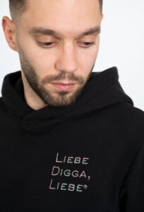 Herren KapuzenHUDDY "Liebe Digga, Liebe" – Bild 3