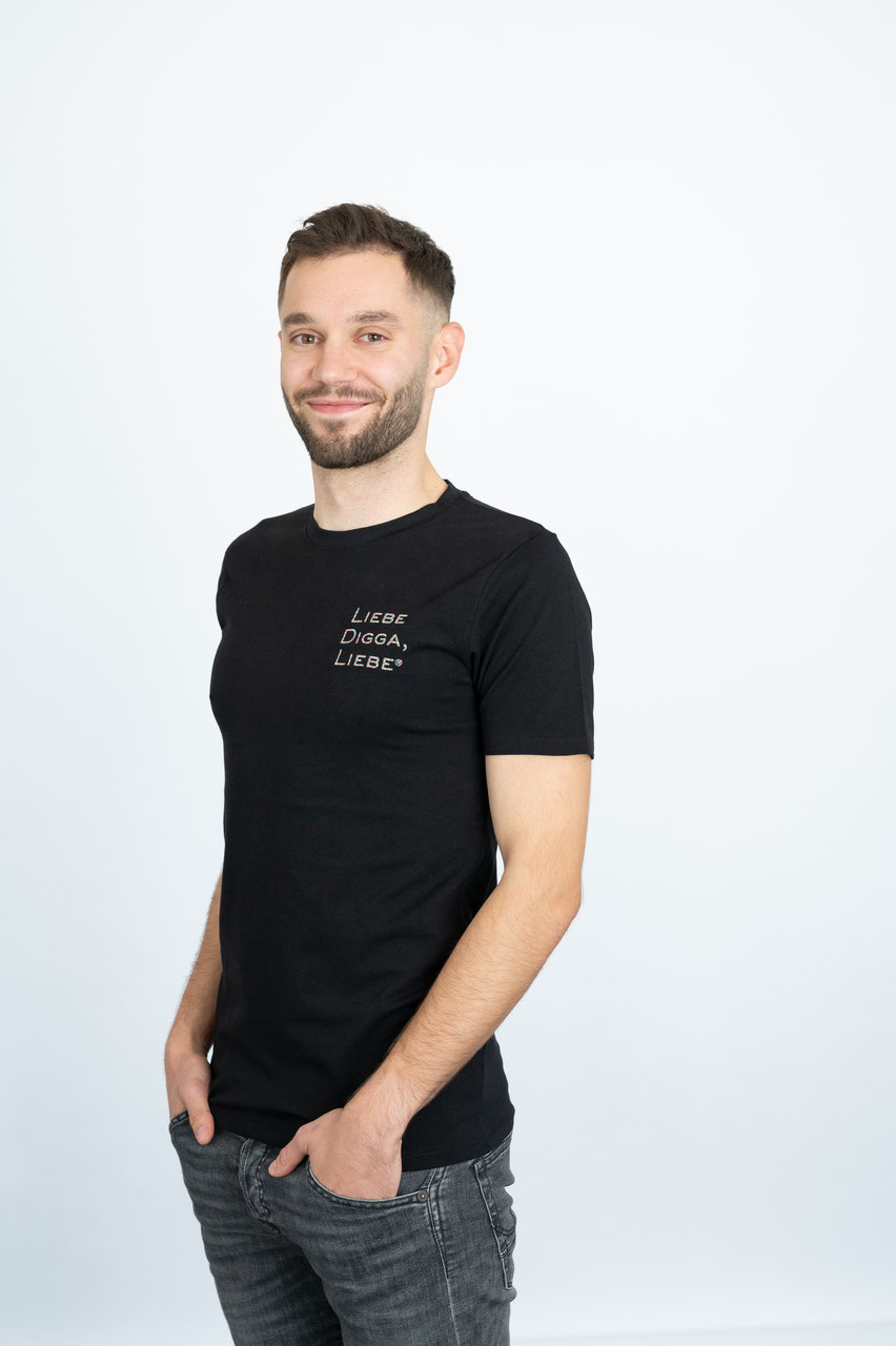 Herren T-Shirt "Liebe Digga, Liebe" – Bild 7