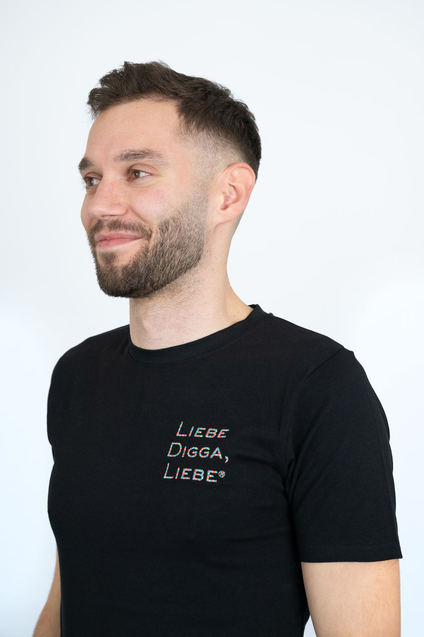 Herren T-Shirt "Liebe Digga, Liebe" – Bild 8