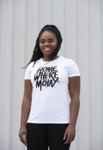 Damen T-Shirt "Home is where the Moin is" – Bild 3